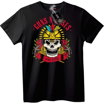 NOONEBRAND Тениска Guns N' Roses Peru - 2XL, Black