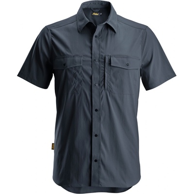 Snickers Workwear košeľa funkčná LiteWork s krátkym rukávom (85209500003) tmavo modrá