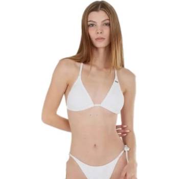 Fundango Innisfil Triangle Jacquard bikini top - White (White)
