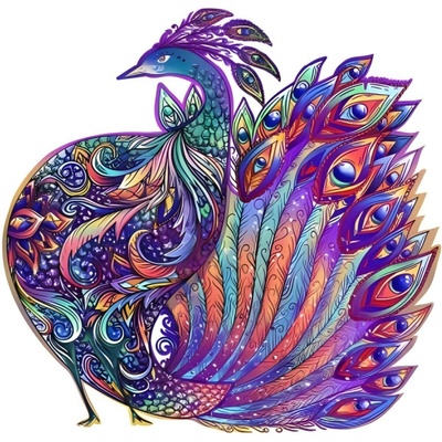 IZMAEL Drevené Peafowl/M 158 dielov