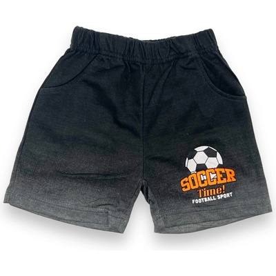 Sezon Chlapčenské šortky SOCCER Černá, čierná