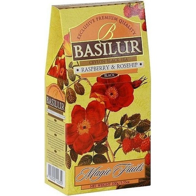 Basilur Aromatizovaný černý čaj Magic Raspberry and Rosehip sypaný 100 g
