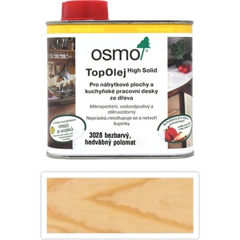 Osmo 3028 Top Olej 0,5 l Bezfarebný hodvábny lesk