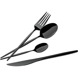 Berlinger Haus 24-частов комплект прибори за хранене, mirror black 54280 (bh/3069)