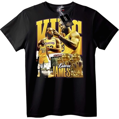 NOONEBRAND Тениска LeBron James Lakers Крал - XL, White