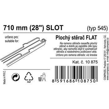 Compass Flat Bulk 710 mm 10875