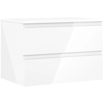 Mexen Orio шкаф за баня под мивка 70 см с плот, 2 чекмеджета, бял гланц (91A10-07047-2-BFFC00)