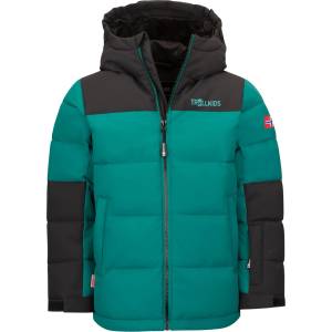 TROLLKIDS Детско зимно яке Trollkids Kid's Narvik Jacket Pro Winter jacket - Dark Cyan / Midnight Petrol - размер 122 (EU) (703-4669-0616)