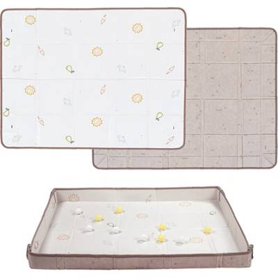 Двустранна подложка за игра с топки Taf Toys - Fold ′n Fun, Бялa (TT13505)