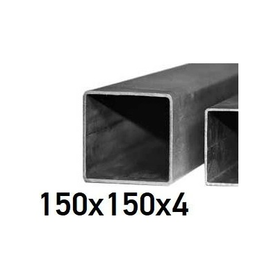 Jeklový profil 150x150x4, černý 1 m (JOKL-150x150x4-1)