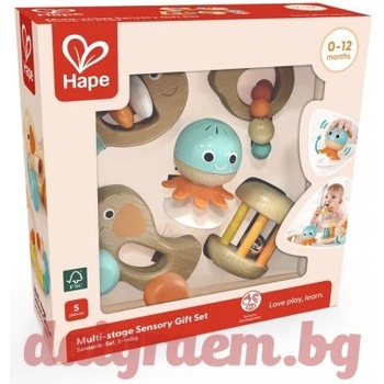 Hape Бебешки сензорен комплект hape Е0125 (h0125)