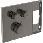 Ideal Standard Ceratherm Navigo Solos - Термостатичен смесител за вграждане, за 2 уреда, Magnetic Grey A7894A5 (A7894A5)