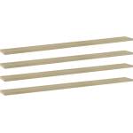 vidaXL Рафтове за етажерка, 4 бр, дъб сонома, 100x10x1, 5 см, ПДЧ (805368)