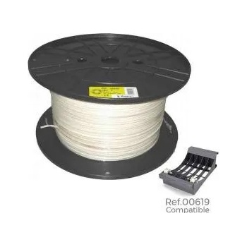 EDM Паралелен интерфейсен кабел EDM 28960 2 x 1 mm Бял 400 m