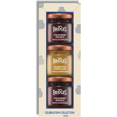 Mrs. Bridges - Dárková sada Džemů se šampaňským 3 x 42 g