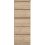 Tvilum Скрин от дъбов декор в естествен цвят 40x111x50 cm Naia - Tvilum (76233hl)
