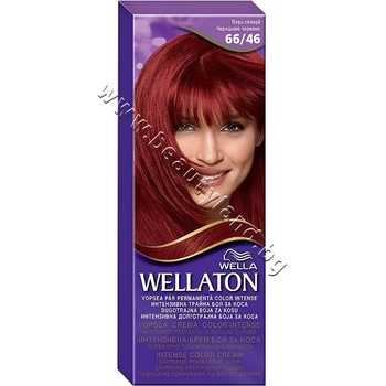 Wella Боя за коса Wellaton Intense Color Cream, 66/46 Cherry Red, p/n WE-3000040 - Трайна крем-боя за коса за наситен цвят, черешово червена (WE-3000040)
