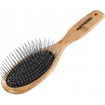 ARTERO nature super soft brush l - МЕКА ЧЕТКА С МЕТАЛНИ ИГЛИЧКИ, бамбукова дръжка, Испания - p956