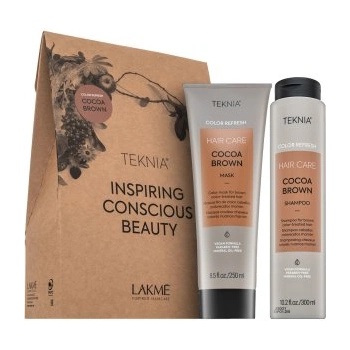 Lakmé Teknia Color Refresh Cocoa Brown Pack Шампоан + Маска за кафява коса 300 ml + 250 ml