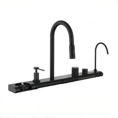 Inter Ceramic Кухненски смесител smart kitchen faucet - многофункционален, месингов (7567131mb)