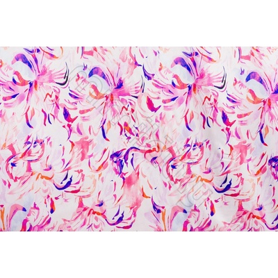 Zara satén abstraktní orchidej