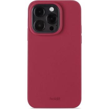 Holdit Калъф Holdit - Silicone, iPhone 14 Pro, бордо (7330985158995)