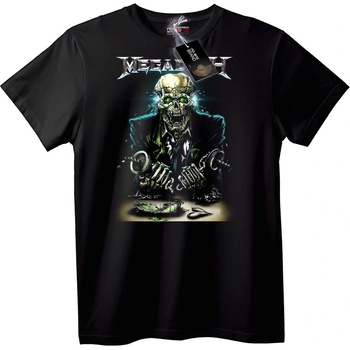 NOONEBRAND Тениска Megadeth Skull Доктор - 2XL, White