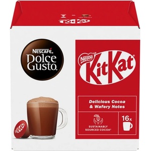 NESCAFÉ Кафе капсули NESCAFE Dolce Gusto KitKat Delicious Cocoa & Wafery Notes, 16 напитки (12615799)