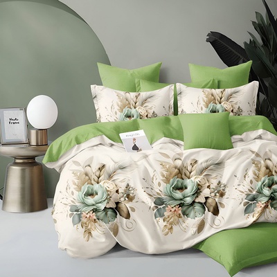 EmonaMall Двулицево спално бельо EmonaMall, 6 части - Модел S18754 (S18754-12000d)