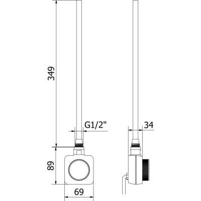 Mexen Mars 700 mm x 500 mm W110-0700-500-6300-70