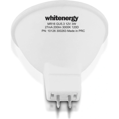 Whitenergy LED žárovka SMD2835 MR16 GU5.3 7W teplá bílá
