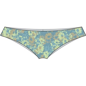 RVCA Field Of Dreams Cheeky bikini bottom - Blue (China Blue)