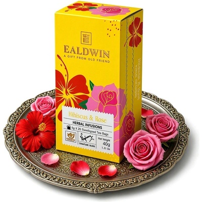Ealdwin Hibiscus Rose bylinný čaj 20 ks