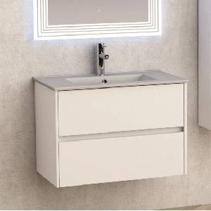 InterCeramic Шкаф за баня InterCeramic ICP 7955 + МИВКА ICC 8066G СИВ MAT (ICP 7955 + МИВКА ICC 8066G СИВ MAT)