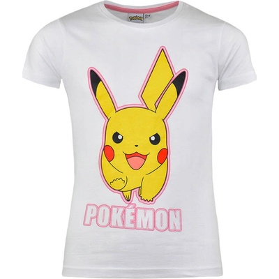 Game Freak dětské tričko Pokémon Pikachu bavlna bílé