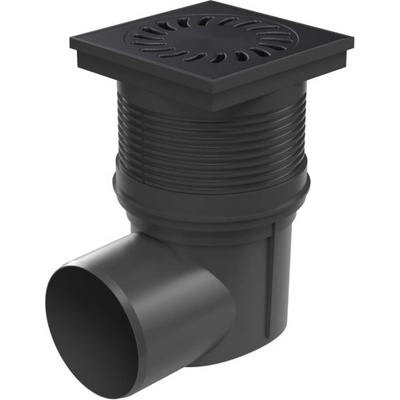 Chudej Strešný lapač Kanalizačná vpusť bočná so suchou klapkou D 110 mm liatina KVB110S-LI