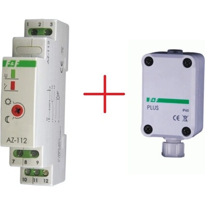 F&F Soumrakový spínač 16A 230V 2-1000lx sonda AZ-112 PLUS