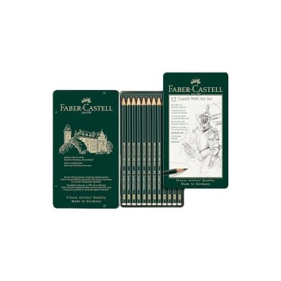 Faber-Castell Моливи 9000 2h - 8b