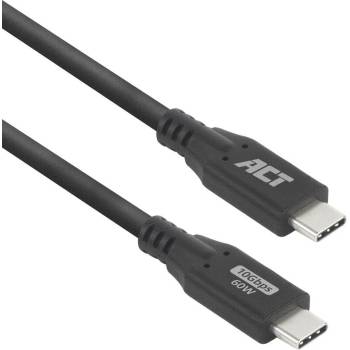 ACT Кабел от usb-c към usb-c 0, 5 м черен ac7440 (ac7440)