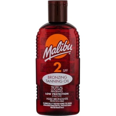 Malibu Bronzing Tanning Oil SPF2 хидратиращ слънцезащитен спрей 200 ml