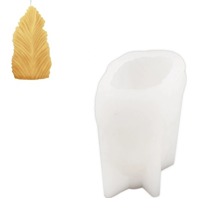Manumi Silikonová forma na odlévání kreativní hmoty list 103x73x167mm 1 ks