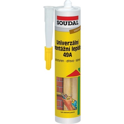 SOUDAL 49A Univerzálne montážne lepidlo 310g biele