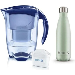 BRITA Филтрираща кана Brita ELEMARIS COOL+MAXTRA PLUS +ТЕРМО БУТИЛКА-СИНЯ*** (4006387076436) Филтрираща кана