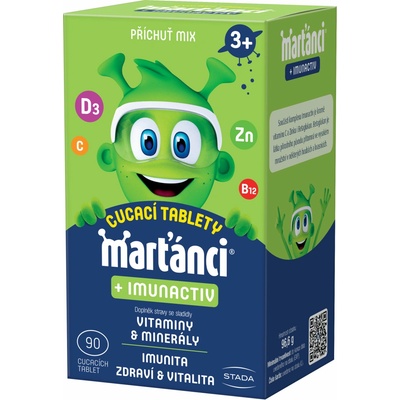 Marťánci Imuno MIX cucavé tablety pro podporu imunitního systému pro děti 90 tablet