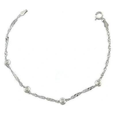 INFINITYSILVER Stříbrný náramek SINGAPORE BEAD 145103520