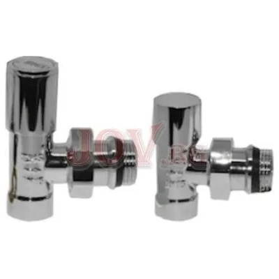 THS Thermostyle Радиаторен сет lux duo chrome ths 1/2 ъглов