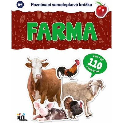 Jiri Models poznávacia samolepková knižka farma