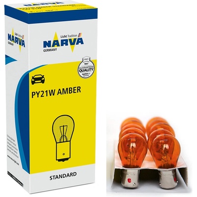 NARVA Крушки narva py21w 12v 10бр (17638)