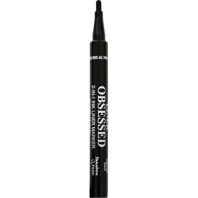 Palladio Liner Obsessed 2in1 Liner Marker Black Oční linky 2V1 3,8 ml