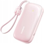 Baseus Външна батерия EnerFill FC21 Qpow 3 Ultra (E0027Q02) - Baseus - с отделящ се кабел, 10000mAh, 45W - Мъгляво розово